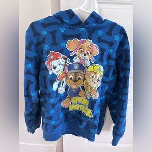Paw Patrol Chase Marshall Rubble Hoodie Pullover and Pants Set Blue SZ T2